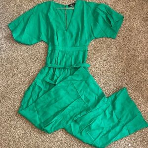 Lulus green jumpsuit